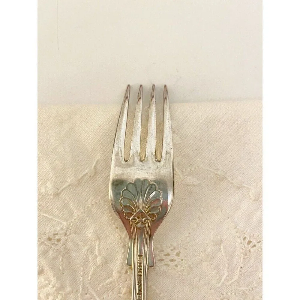 Vintage Cooper Ludlam Silver Plated Child's Flatware-Missing Knife
